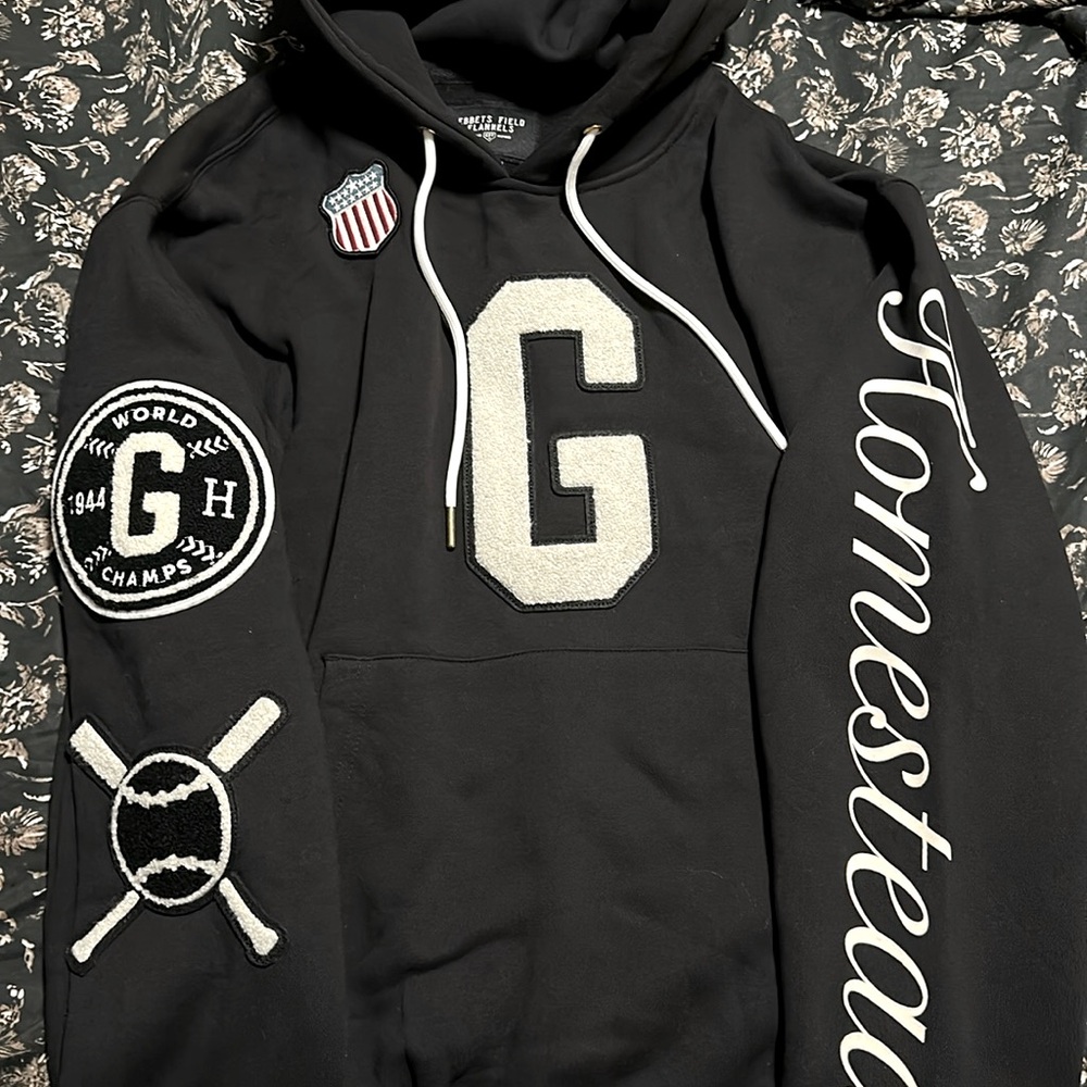 Ebbets field Homestead Grays Mens Hoodie - brand new no tags - size Medium